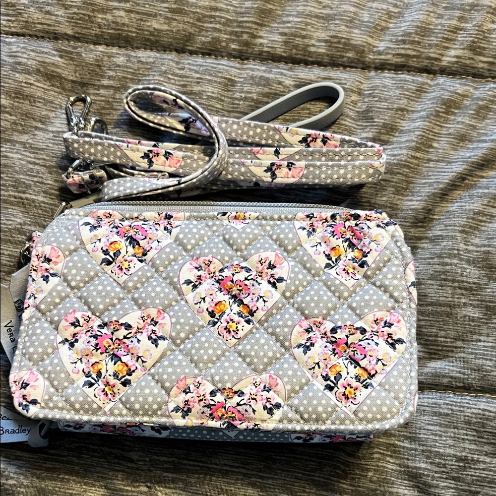 Vera Bradley Heart Patterned Crossbody Bag